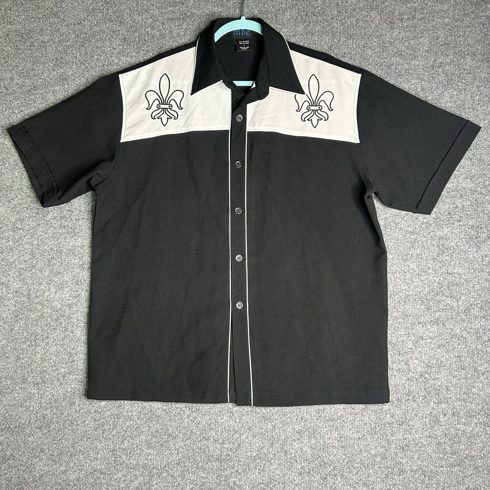 Mt2 Mens Button Up Shirt Size‎ Large Y2k